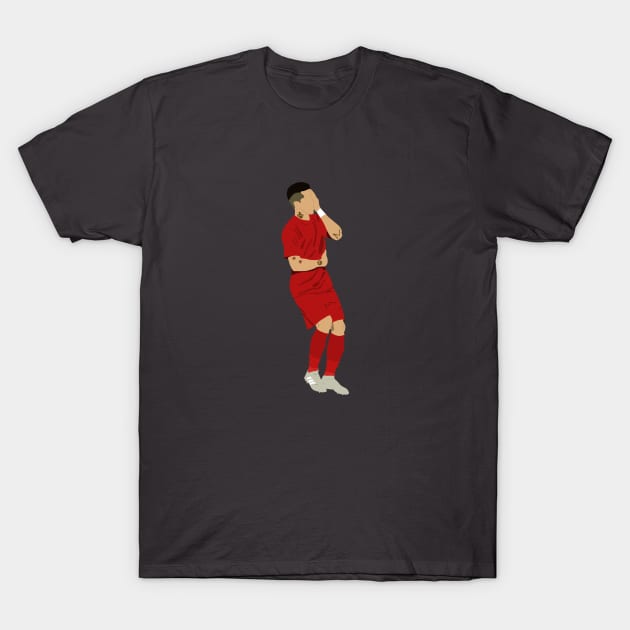 Roberto Firmino celebration Vs PSG T-Shirt by StonedDesigner